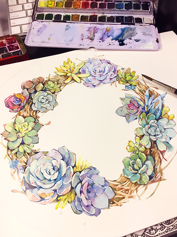 那些花儿——水彩花卉