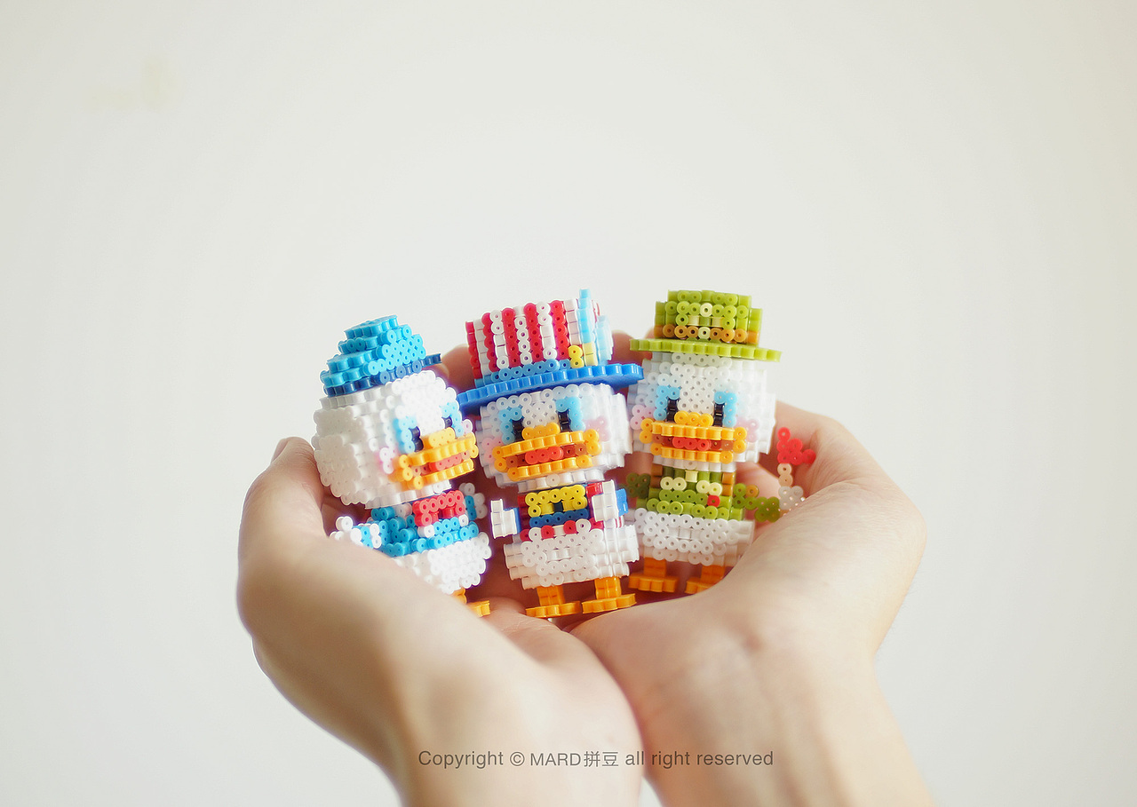 mard拼豆原创迪士尼唐老鸭