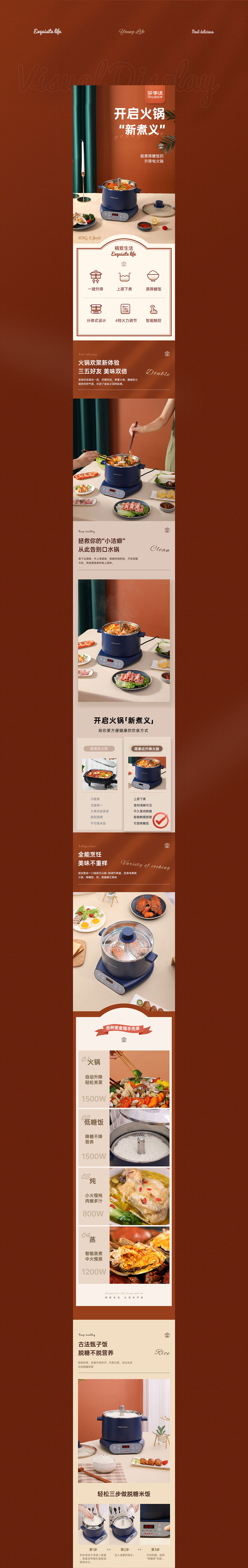 电火锅详情分享（图ZMjM2NjM2MTYw） - 电商 - 站酷设计师郭晃儿原创素材 - 站酷ZCOOL