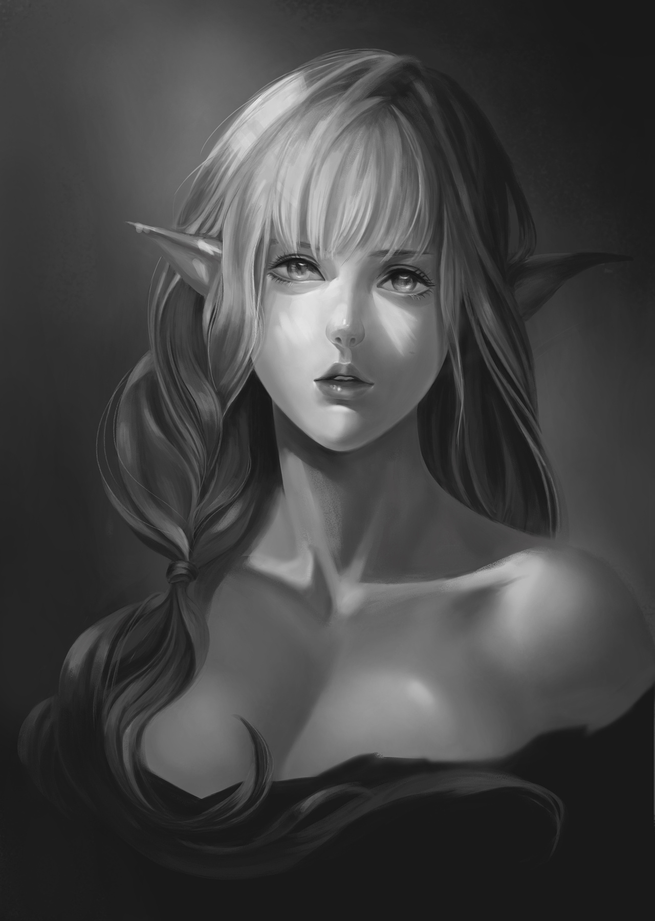 cg游戏原画手绘练习