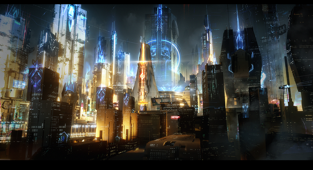 举报1766分享原创作品插画概念设定赛博朋克城市城市插画街道概念设计