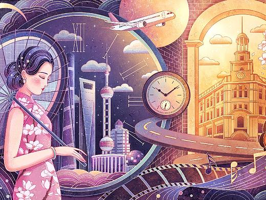 年中插画汇总