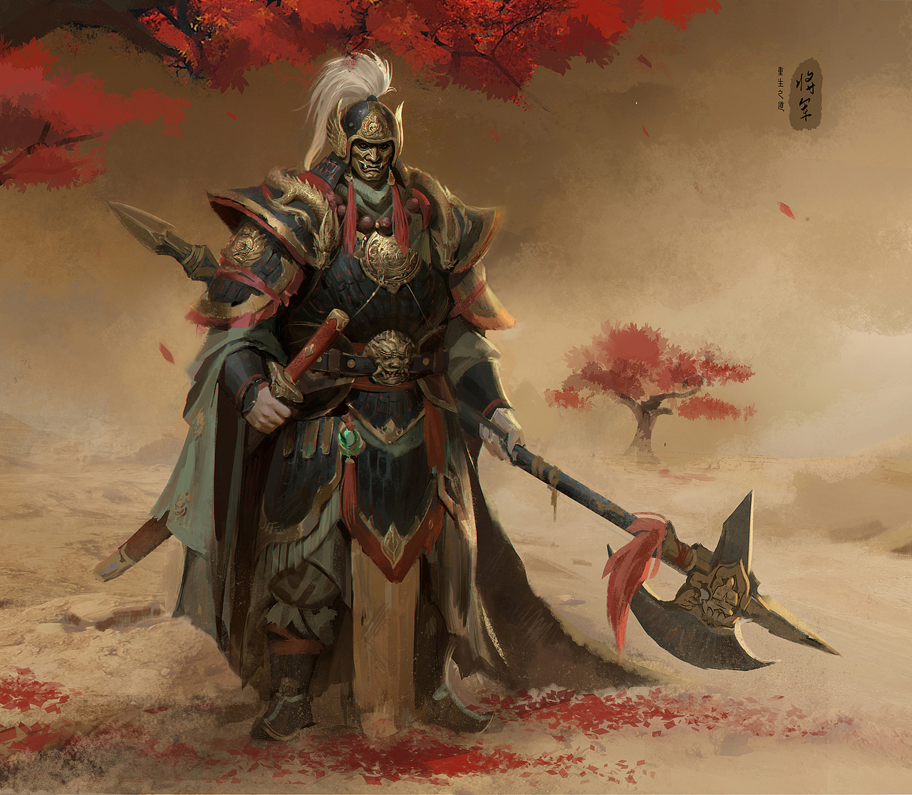 將軍（圖ZMjk3NjQ4MDA0） - 游戲原畫 - 站酷設計師ZHOUZEHUAI原創(chuàng)素材 - 站酷ZCOOL