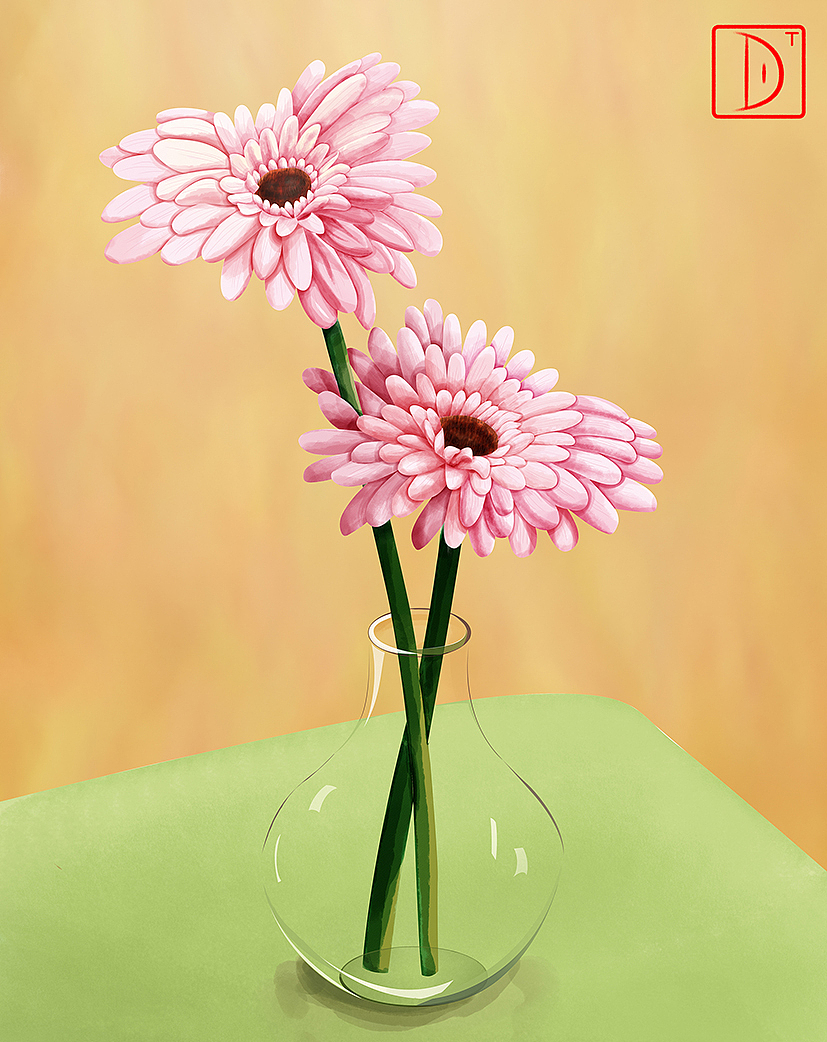 《小邹菊》（图ZMTY3NTY3ODQ0） - 创作习作 - 站酷设计师筱一21原创素材 - 站酷ZCOOL