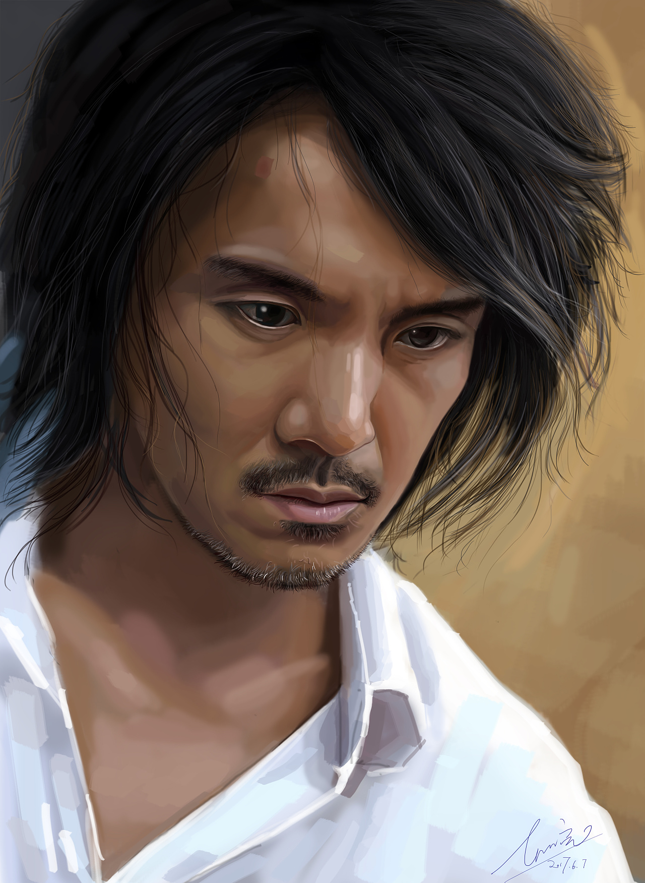 人物板绘练习|插画|插画习作|狮子大亨 - 原创作品 - 站酷 (zcool)