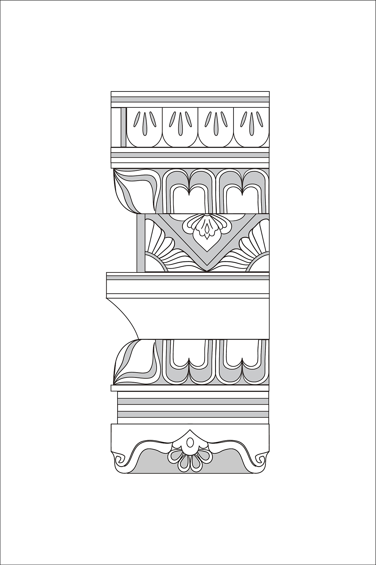 山西古民居建筑装饰纹样（图ZMjkwNjI4Mjc2） - 图案 - 站酷设计师Jeffrey27原创素材 - 站酷ZCOOL