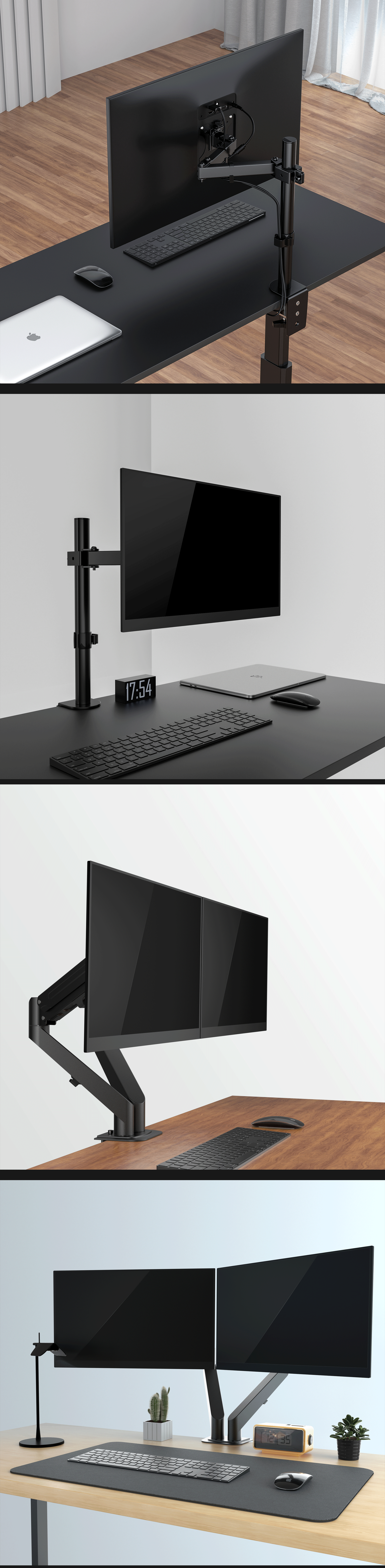 近期渲染作品 ；) 显示器支架篇（图ZMjQ3MjUzNjI4） - 电子产品 - 站酷设计师青梅煮马ZL原创素材 - 站酷ZCOOL