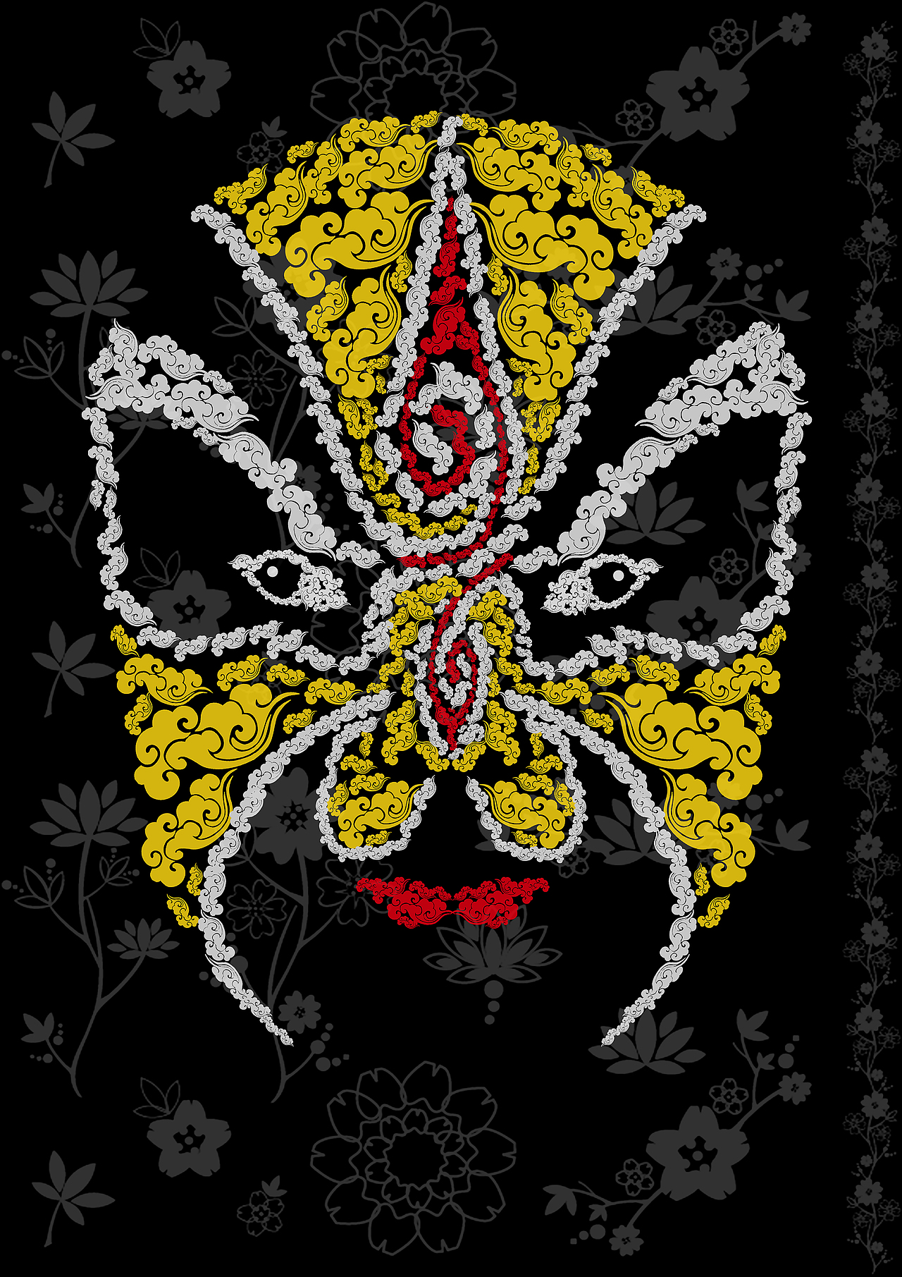 脸谱——图形设计（图ZMzM5NzYzMjA=） - 海报 - 站酷设计师cj947551408原创素材 - 站酷ZCOOL