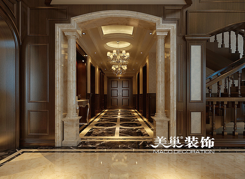 思念果岭国际社区520平别墅会所新古典装修案例（图ZODI4NjUzMjQ=） - 家装设计 - 站酷设计师设计师亚楠原创素材 - 站酷ZCOOL