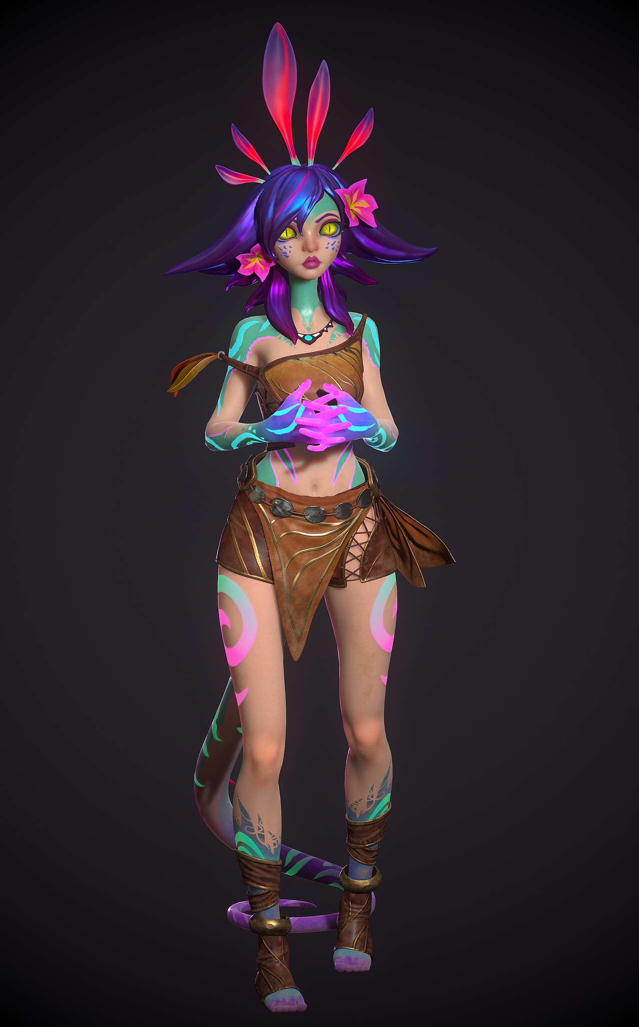 次世代同人作品neeko和虚空掠夺者卡兹克