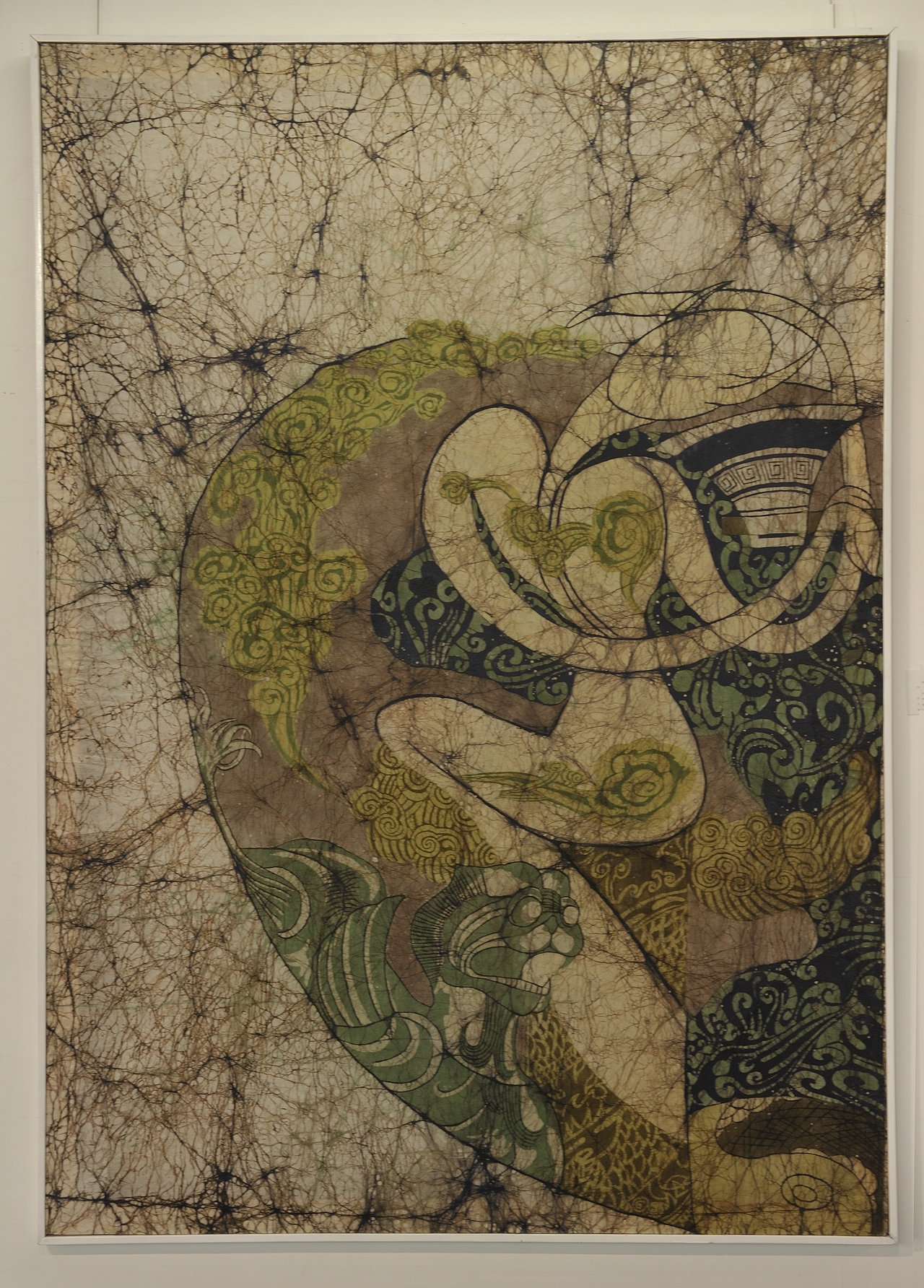 蜡染系列《画里有话三——盘古开天》