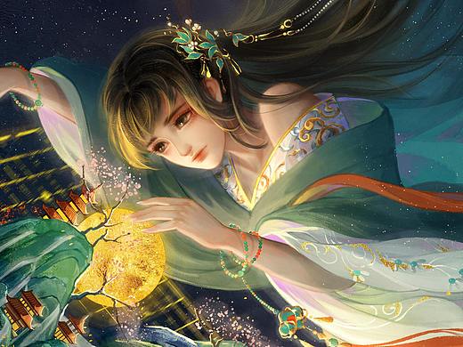 古风人物插画—浮世棋局
