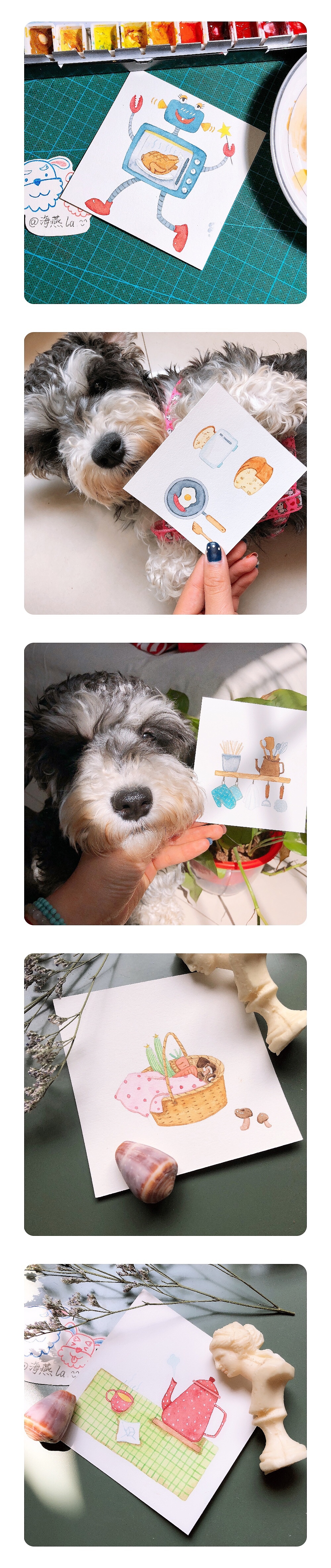 手绘水彩（图ZMTYyMDM0OTE2） - 绘画 - 站酷设计师Y安与花原创素材 - 站酷ZCOOL