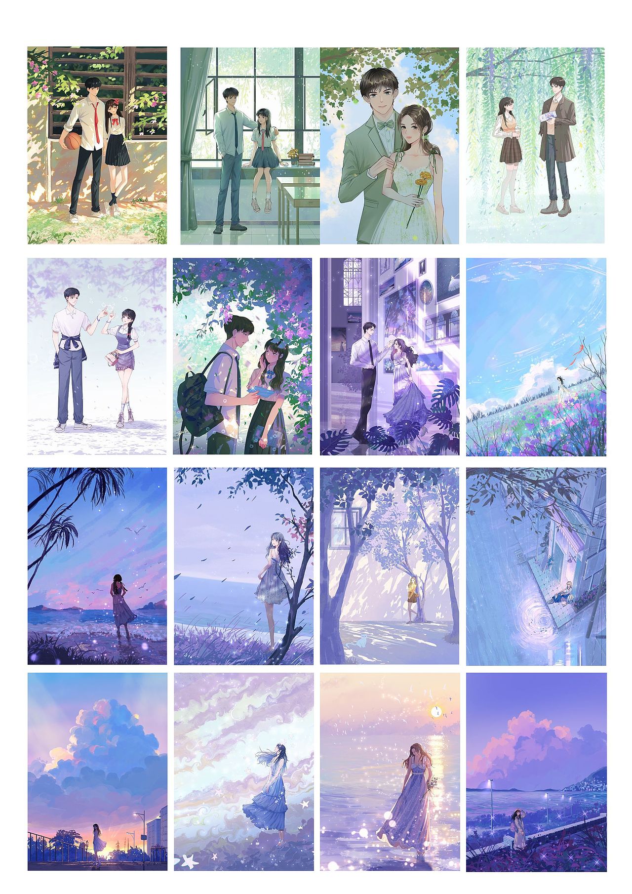 2023年度原创场景插画作品总结