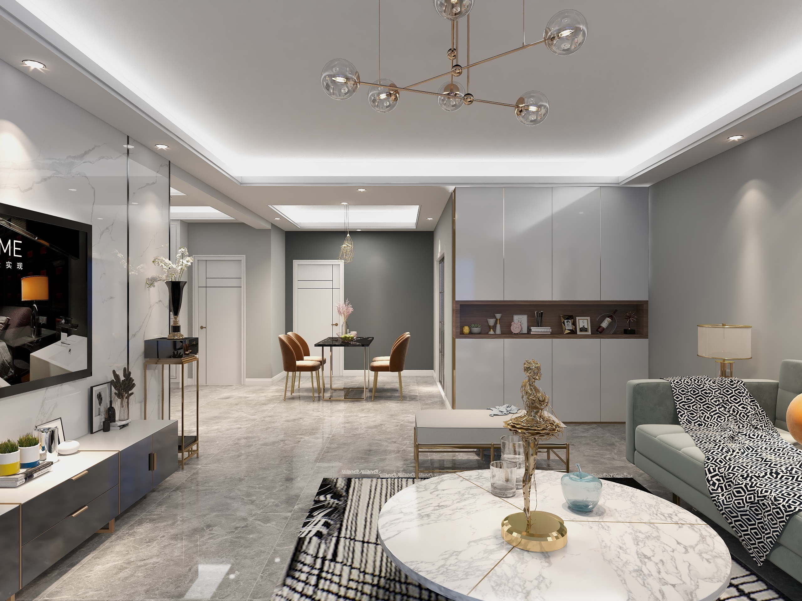 总结下近半年输出的室内设计场景高清单图,风格多样