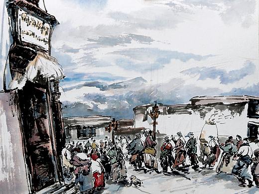 拉薩，香格里拉（個(gè)人主頁(yè)-ZNTE3ODQ0MDQ=） - 創(chuàng)作習(xí)作 - 站酷設(shè)計(jì)師羅夏艷原創(chuàng)素材 - 站酷ZCOOL