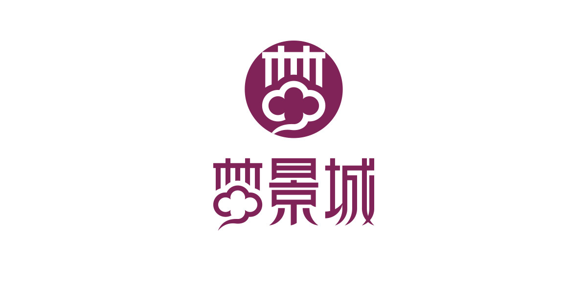 "梦景城"社区——logo设计
