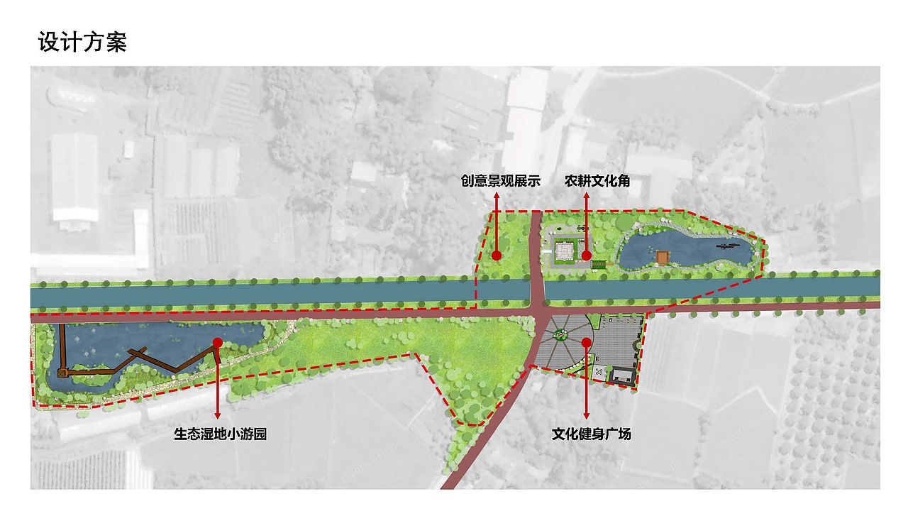 以医养游、美丽永福 永福社区马坝河绿道沿线景观方案（图ZMjExODA3OTE2） - 其他 - 站酷设计师豆腐心原创素材 - 站酷ZCOOL