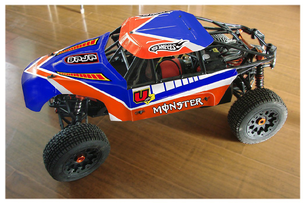 遥控模型汽车外观配色及贴纸设计