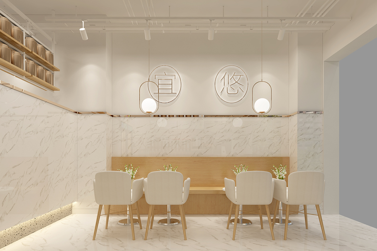 1992效果图奶茶店