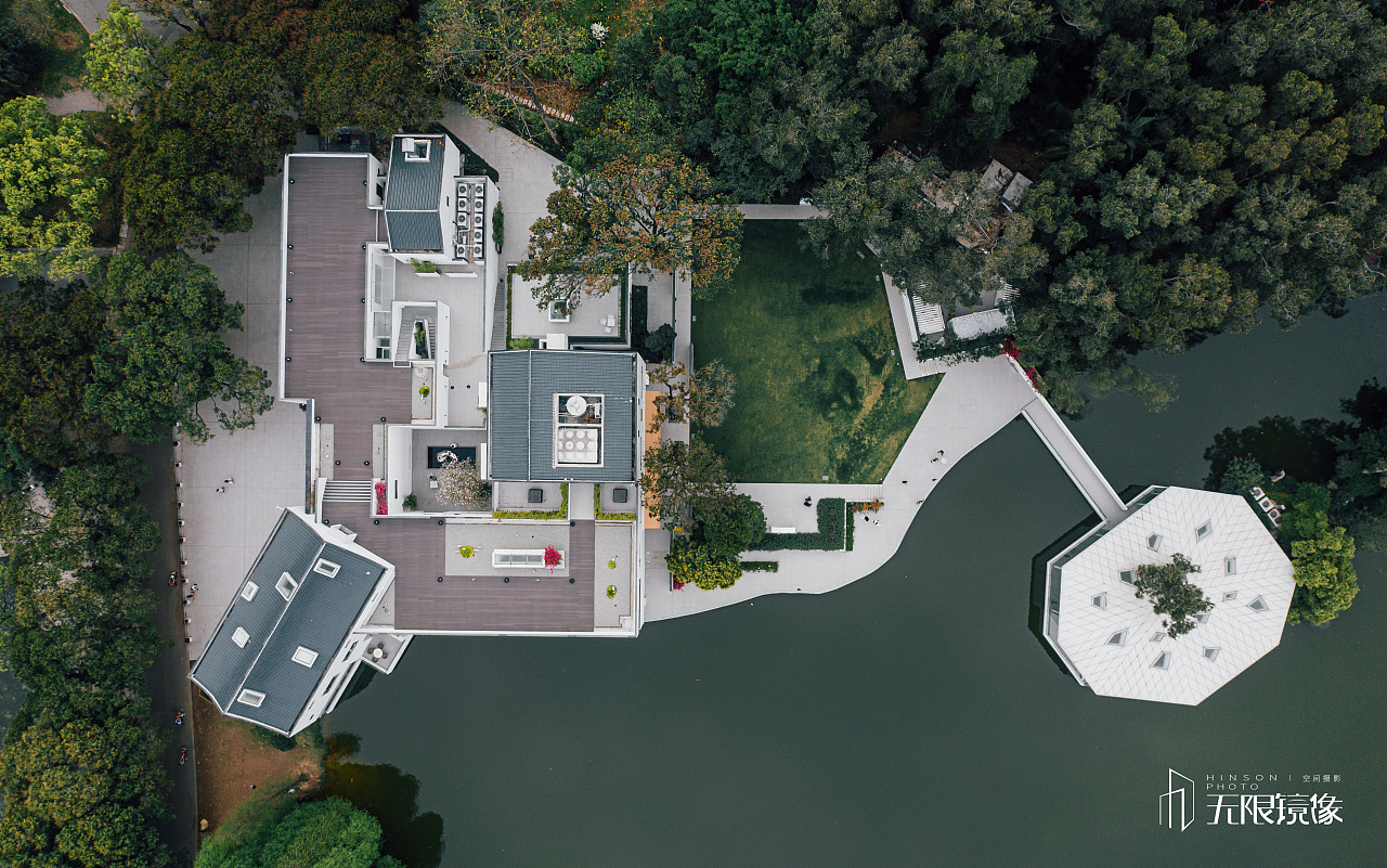 广州植物园 民宿 酒店 航拍