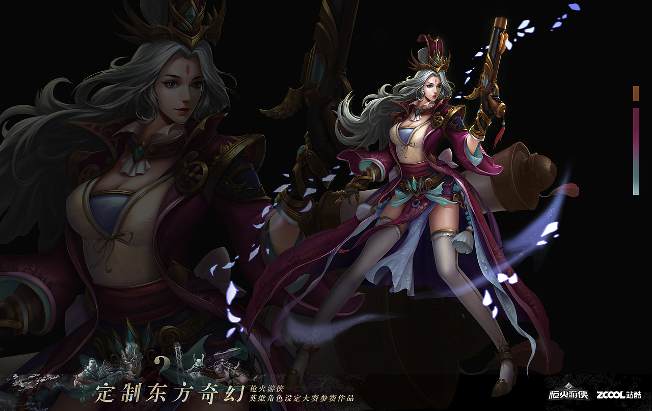 彩戏师-葵（图ZMTAzODA2NzM2） - 概念设定 - 站酷设计师千纸绘映画原创素材 - 站酷ZCOOL