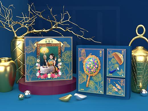 包裝插畫-蝶戀花（個(gè)人主頁-ZNTgyNjY1MDA=） - 創(chuàng)作習(xí)作 - 站酷設(shè)計(jì)師又又柚柚在畫畫原創(chuàng)素材 - 站酷ZCOOL