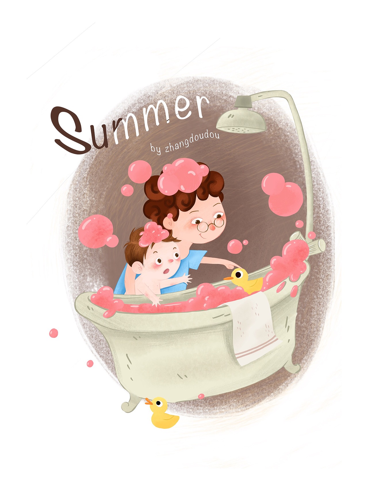 summerholiday（图ZODM2NDk2NzI=） - 儿童插画 - 站酷设计师abigalewen13原创素材 - 站酷ZCOOL