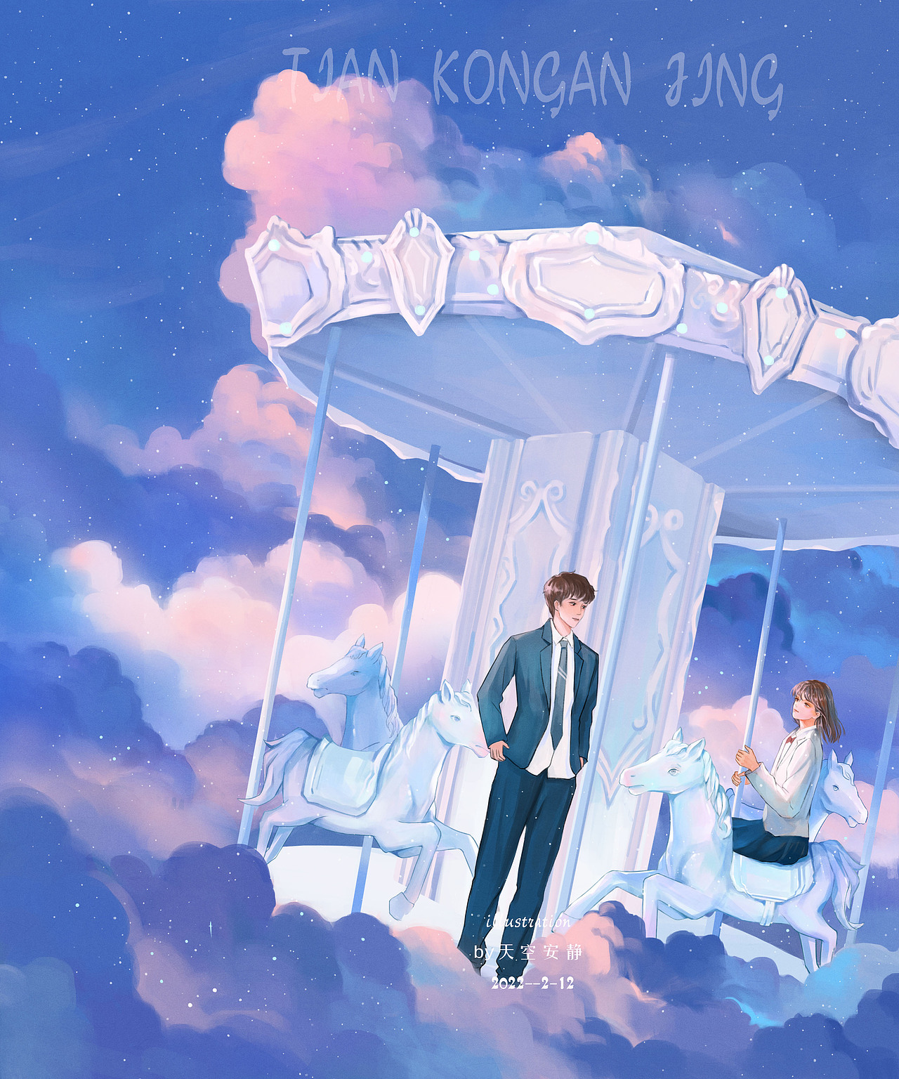 2021年绘画总结（图ZMjg4MTUzNTE2） - 商业插画 - 站酷设计师天空安靜原创素材 - 站酷ZCOOL