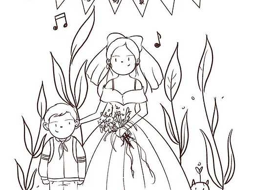 照片轉(zhuǎn)線稿（個人主頁-ZNTM4Nzc4NjA=） - 兒童插畫 - 站酷設(shè)計師張儀222原創(chuàng)素材 - 站酷ZCOOL