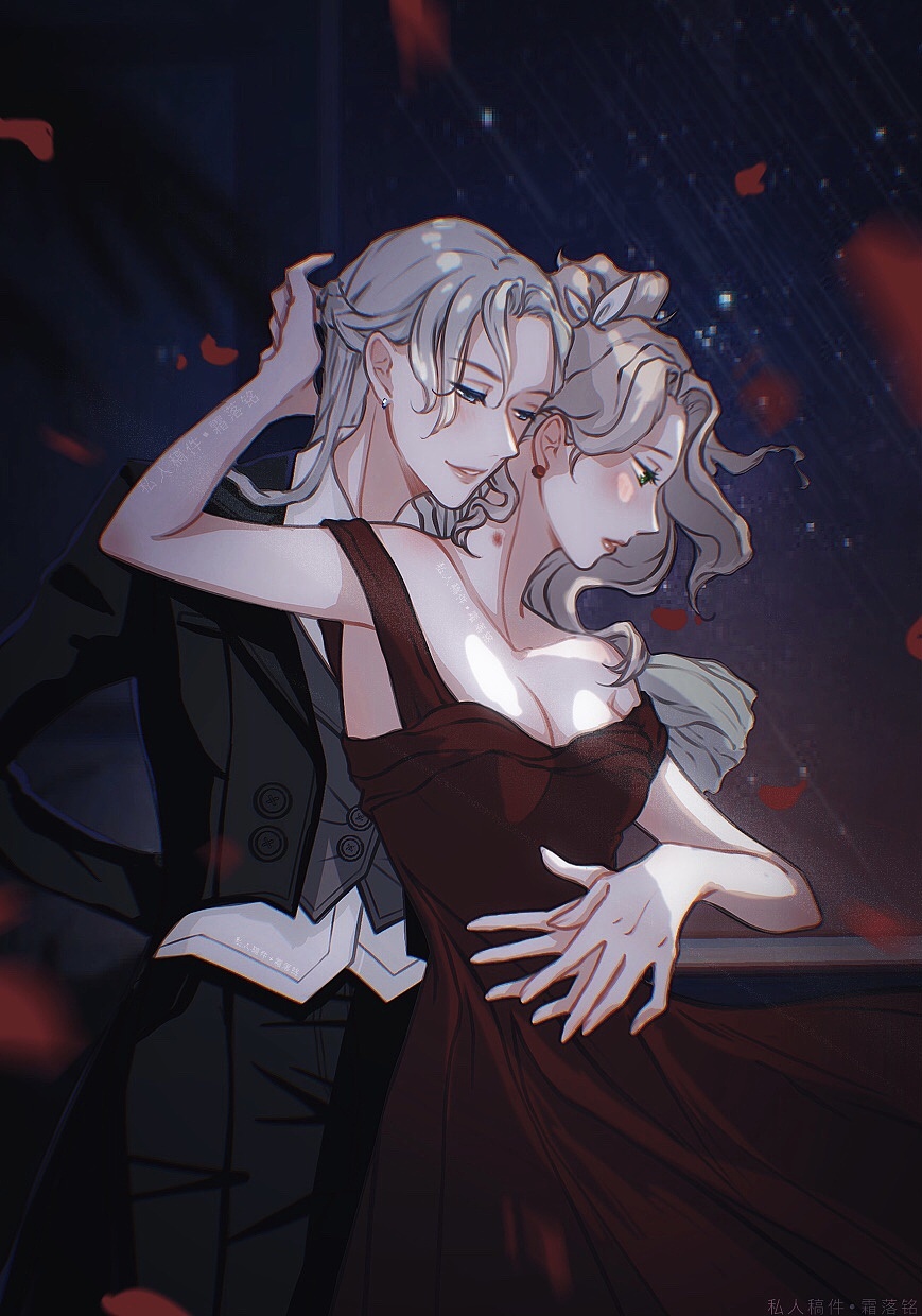 双人互动插图|插画|创作习作|霜落铭 - 原创作品 - 站酷 (zcool)