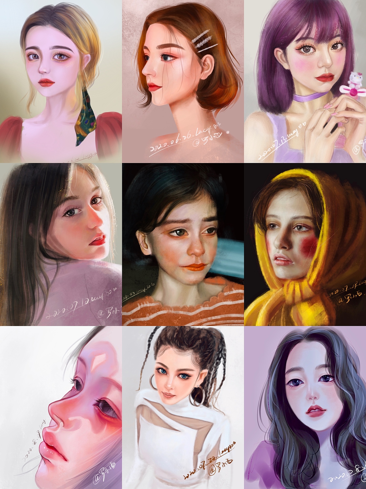 2020上半年画的图