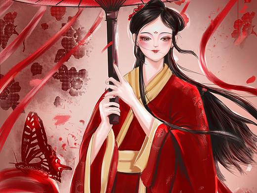 一袭红衣惊艳了谁