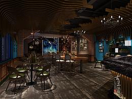 成都特色酒吧设计丨古兰装饰