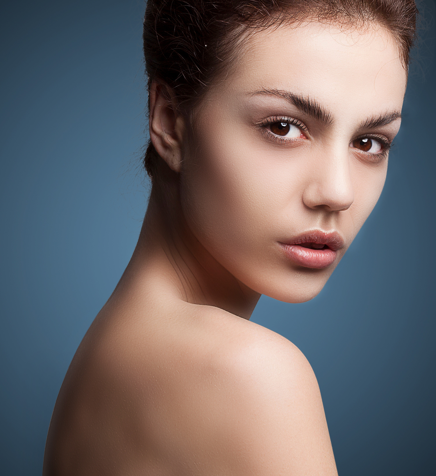 人像高低频修图练习