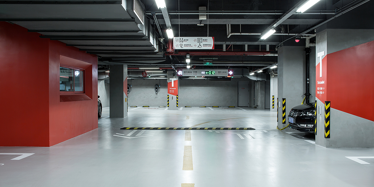 上海大剧院地下车库 - 导视及环境图形设计
