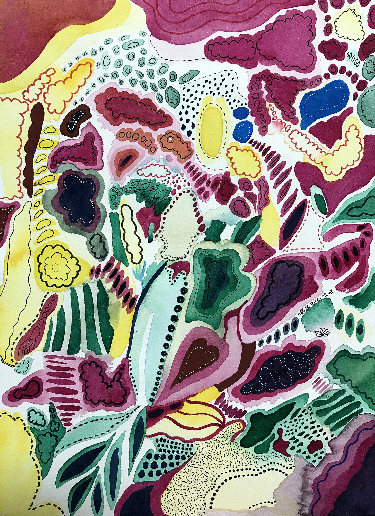 啜泉《 The dream of clouds 》（图ZMjUzNDY0OTM2） - 绘画 - 站酷设计师啜泉原创素材 - 站酷ZCOOL