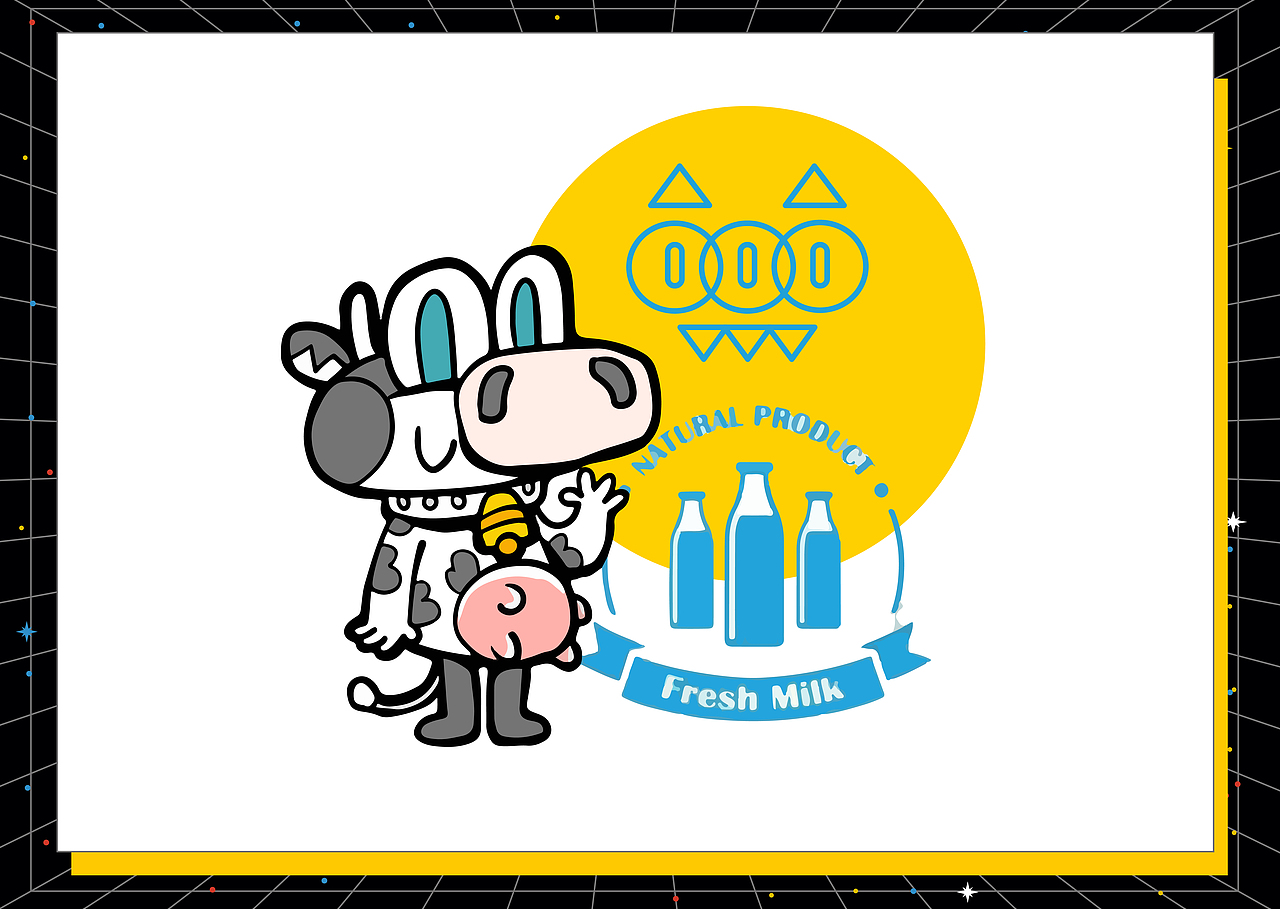 一堆奶牛（图ZMjgxMTQyMTQw） - IP形象 - 站酷设计师加号加号LIN原创素材 - 站酷ZCOOL