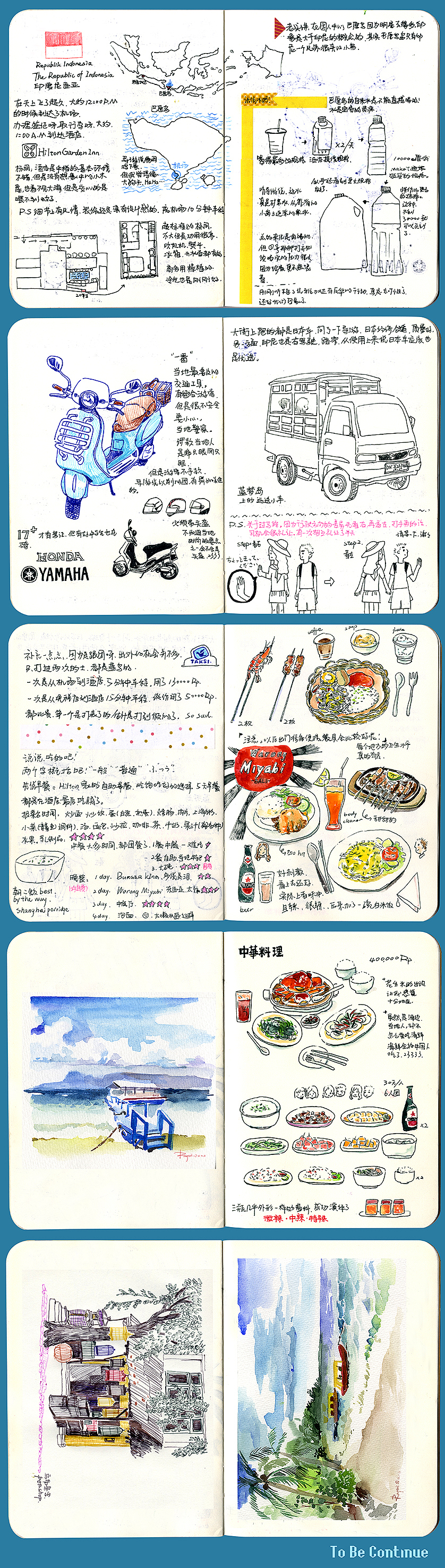 游记手账-巴厘岛