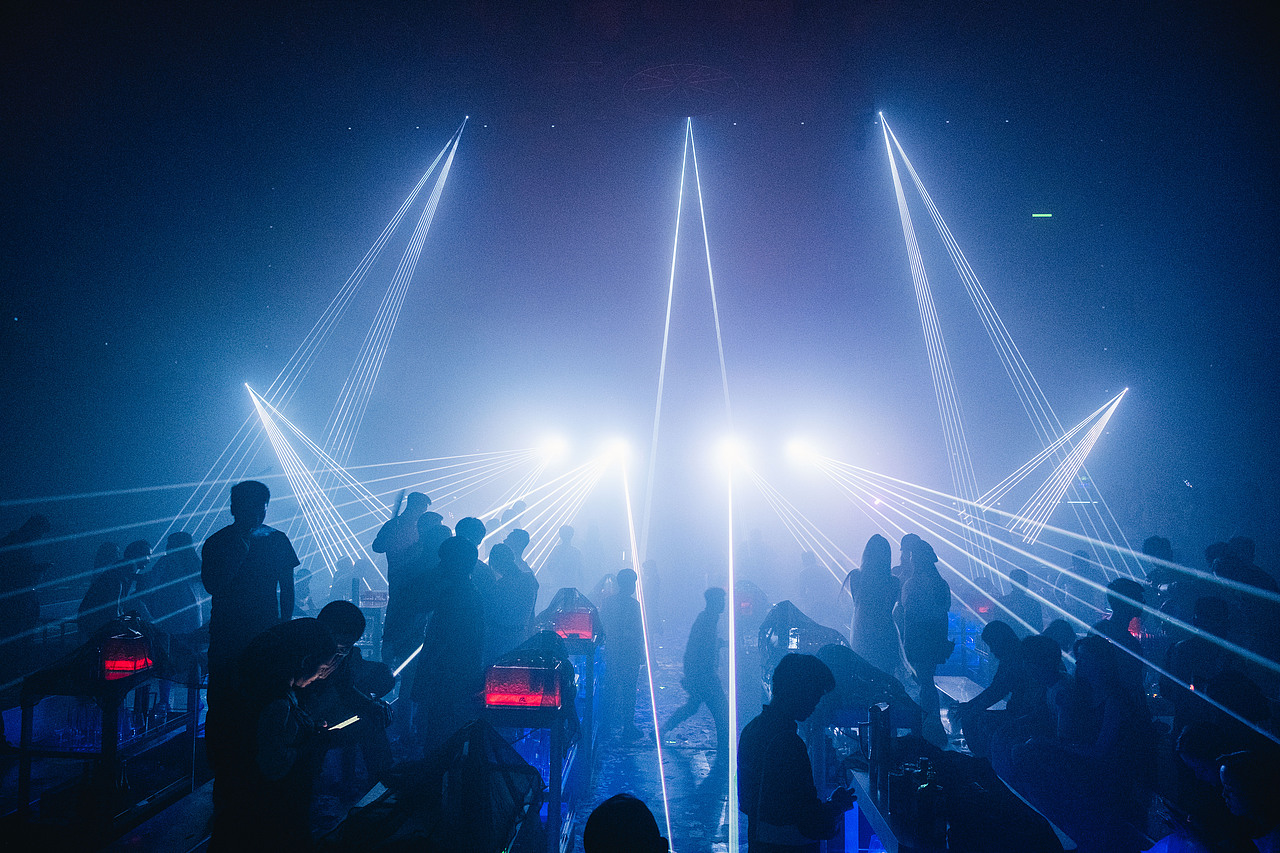 杭州夜店室内电音节蹦迪拍摄