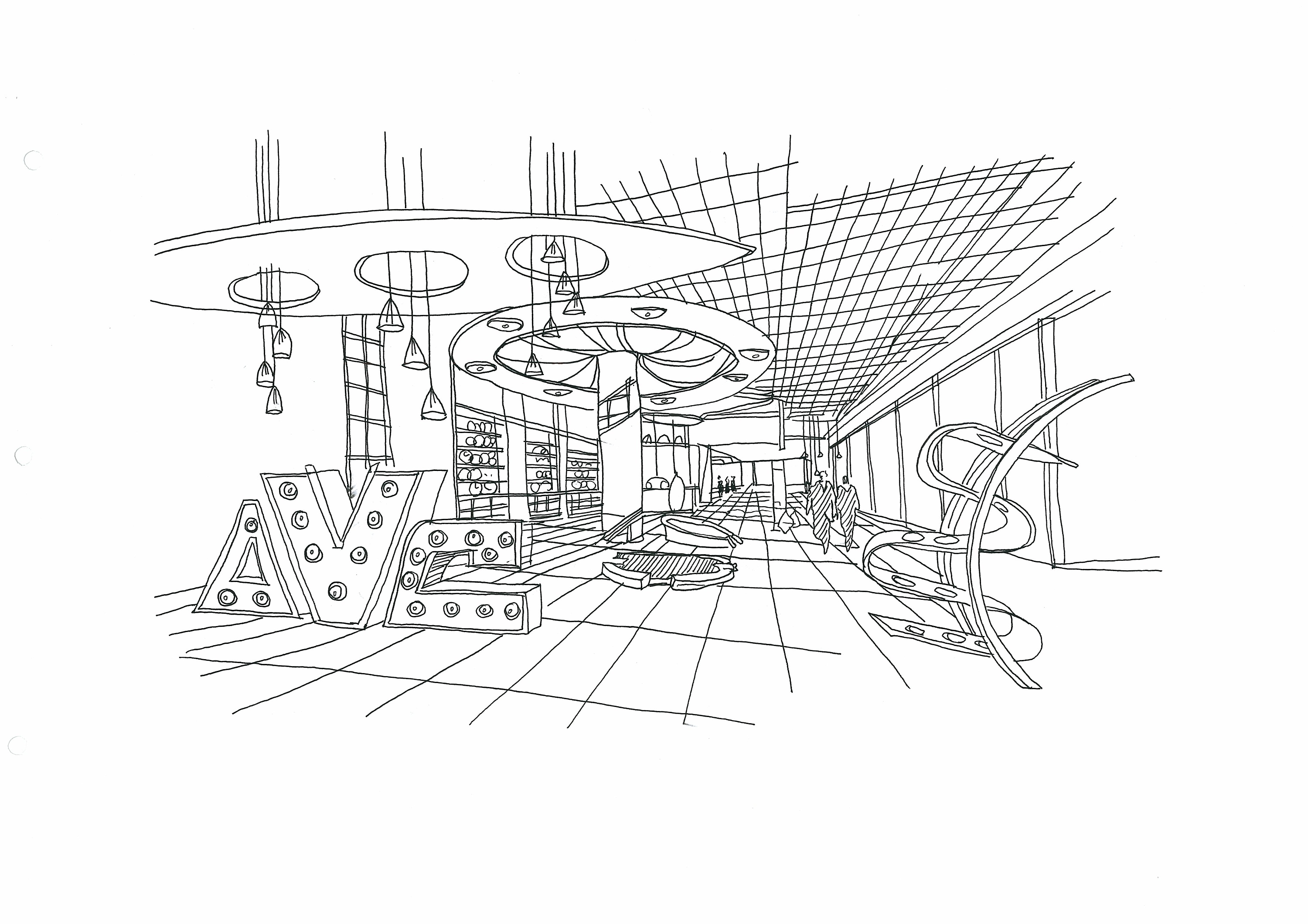 室内展示手绘临摹|纯艺术|钢笔画|pakeybau - 原创作品 - 站酷 (zcool