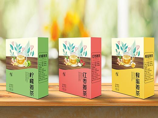 系列姜茶包装