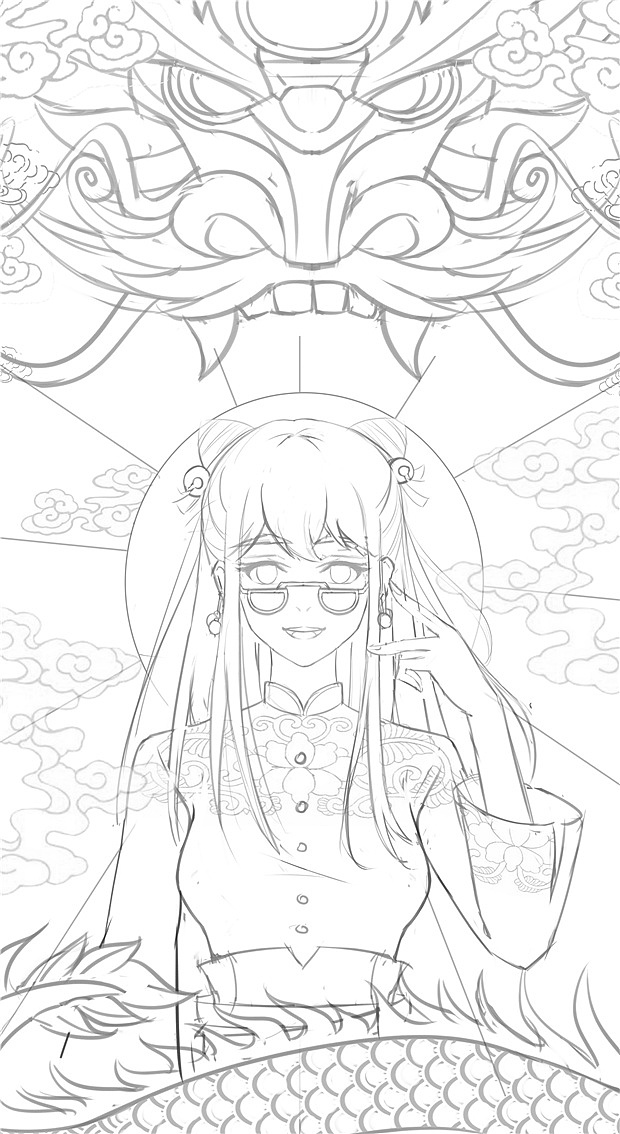 国潮少女|插画|新锐潮流插画|ye布瓜_原创作品-站酷zcool