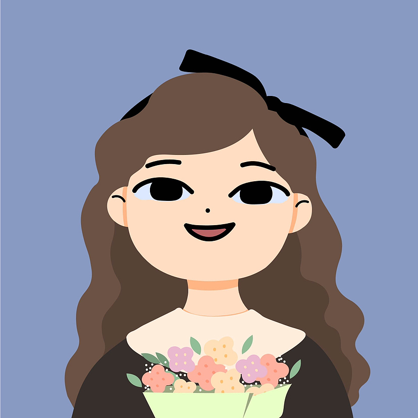 一组扁平风头像插画