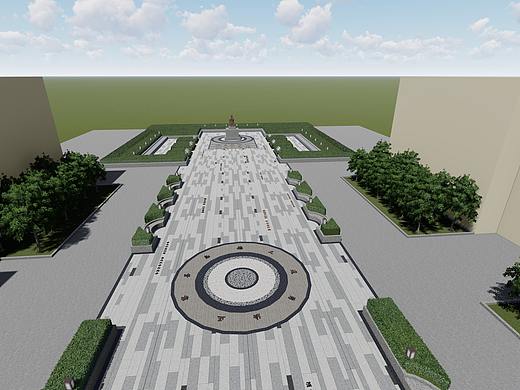 文化广场（个人主页-ZNTg5OTE3ODg=） - 景观设计 - 站酷设计师新齐盛设计原创素材 - 站酷ZCOOL