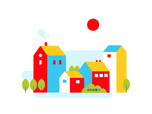 🏘小房子图标设计（个人主页-ZNjUwOTMyMzY=） - Logo - 站酷设计师沙拉酱来画画啦原创素材 - 站酷ZCOOL