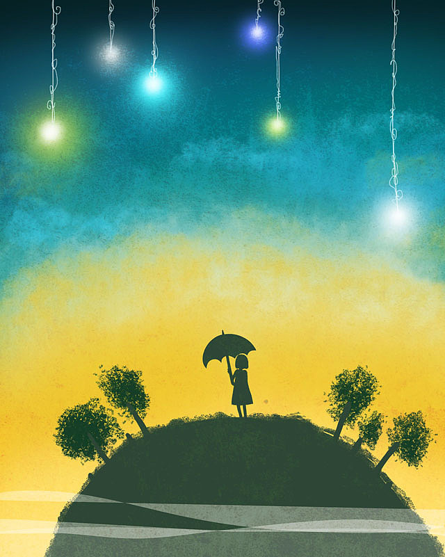 手机壁纸/朋友圈背景插画设计（图ZMTIzNTgyMDQ=） - 商业插画 - 站酷设计师Choco_原创素材 - 站酷ZCOOL
