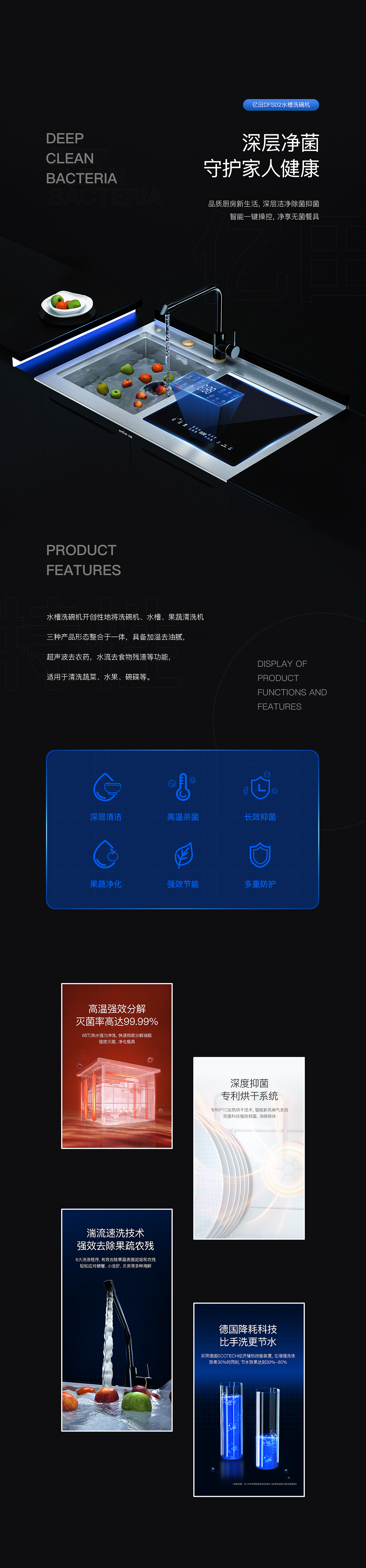 水槽洗碗机详情