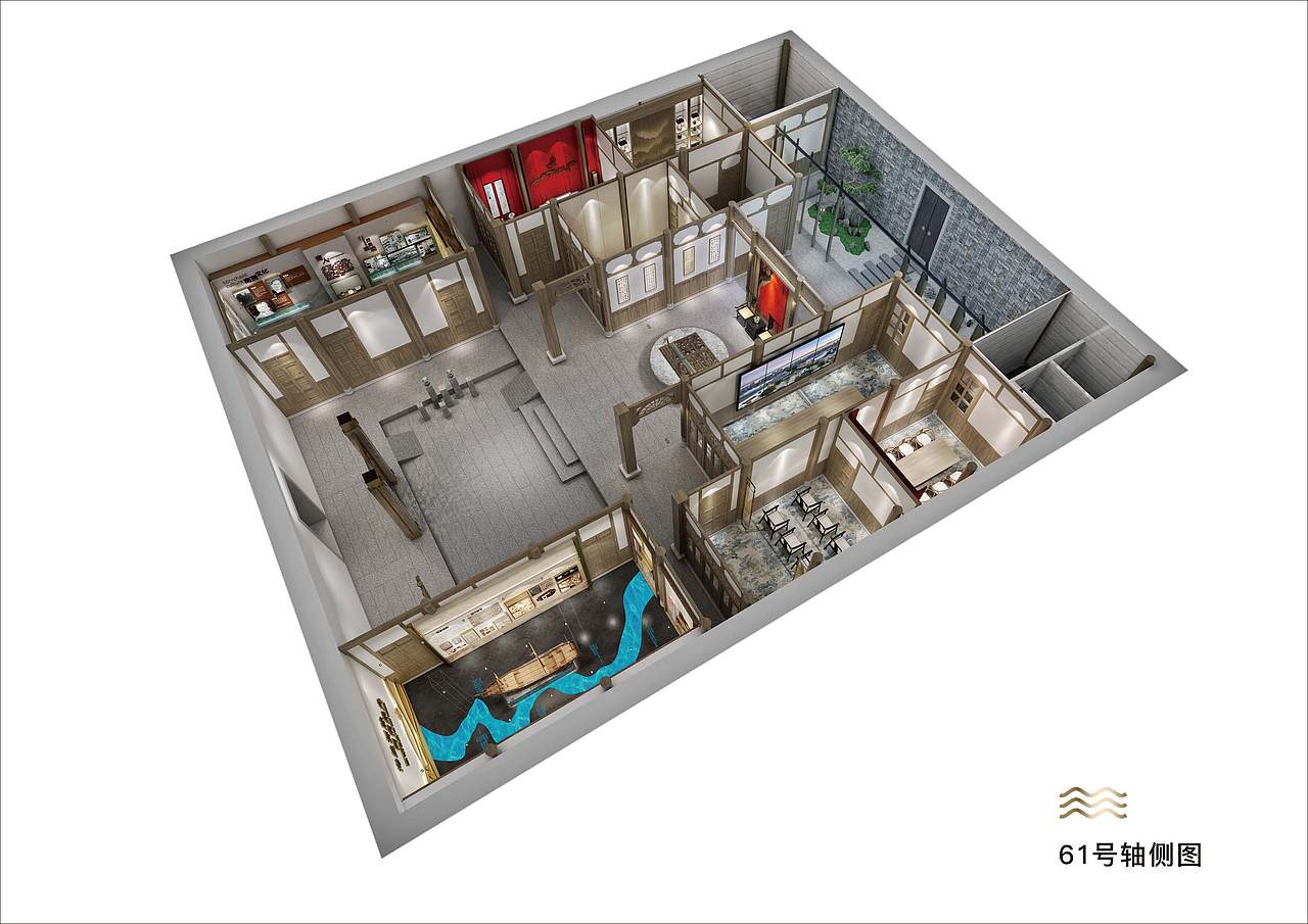 上下杭历史文化街区游客服务中心展陈设计方案（图ZMjQzMDg0MzQ4） - 展陈设计 - 站酷设计师Symmetra原创素材 - 站酷ZCOOL