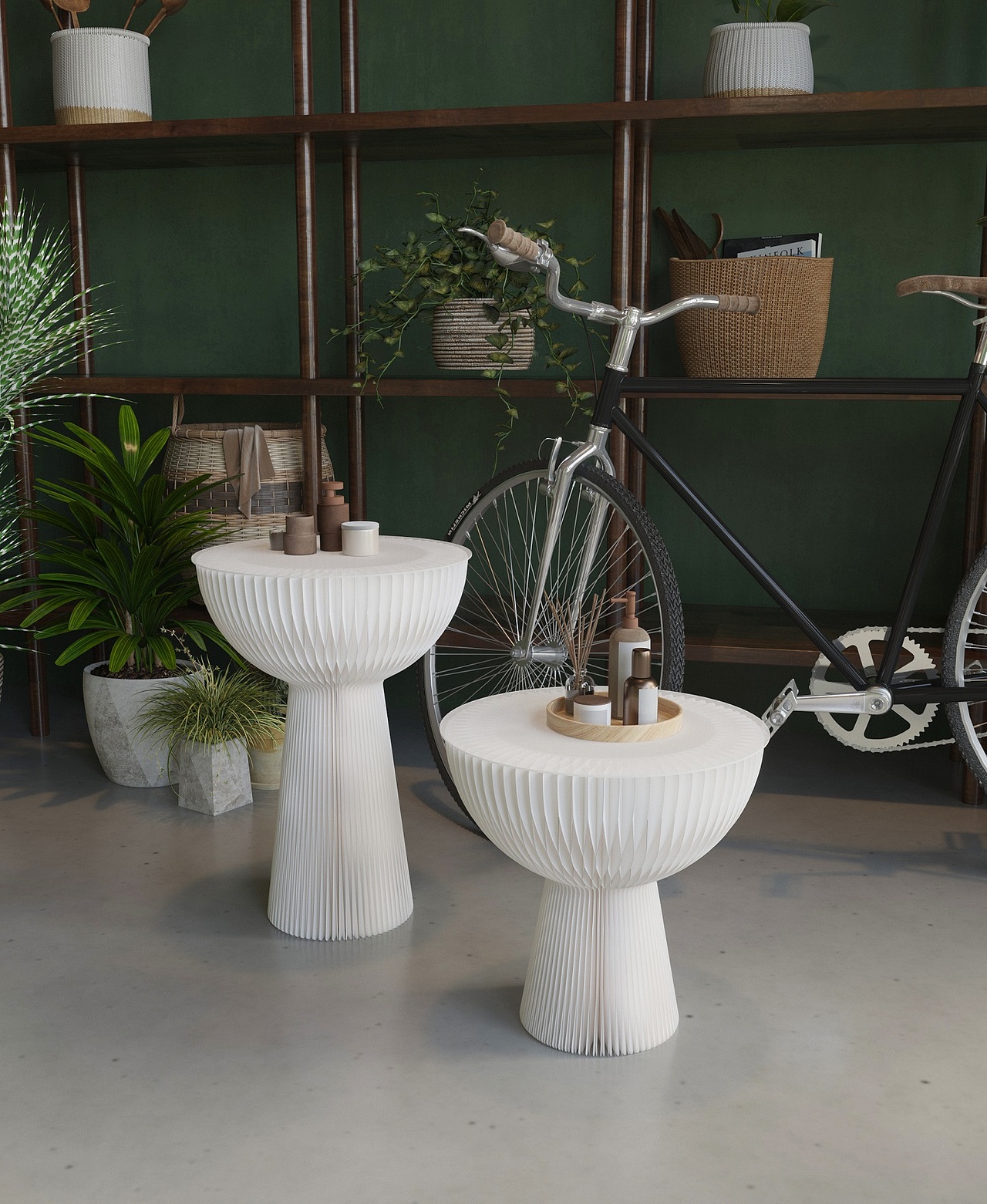 十八纸——花束边几